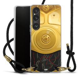 Carry Case Transparent Leather black/gold