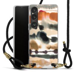 Carry Case Transparent Leather black/gold