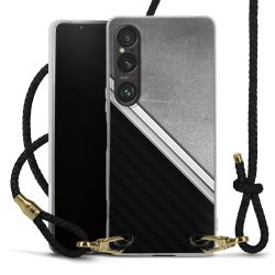 Carry Case Transparent Leather black/gold