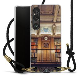 Carry Case Transparent Leather black/gold