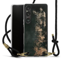 Carry Case Transparent Leather black/gold