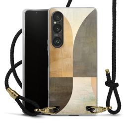 Carry Case Transparent Leather black/gold