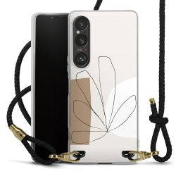 Carry Case Transparent Leather black/gold