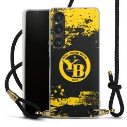 Carry Case Transparent Leather black/gold