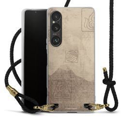 Carry Case Transparent Leather black/gold