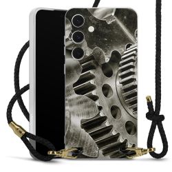 Carry Case Transparent Leather black/gold