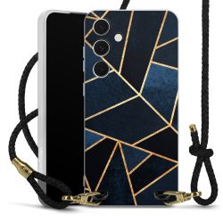 Carry Case Transparent Leather black/gold