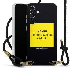 Carry Case Transparent Leder schwarz/gold