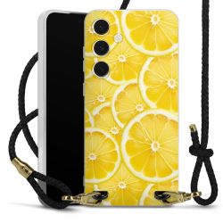 Carry Case Transparent Leather black/gold