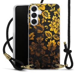 Carry Case Transparent Leather black/gold