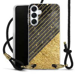 Carry Case Transparent Leather black/gold