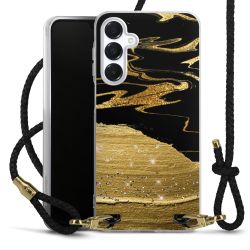 Carry Case Transparent Leather black/gold