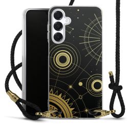 Carry Case Transparent Leather black/gold