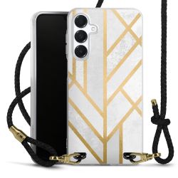 Carry Case Transparent Leather black/gold