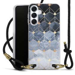 Carry Case Transparent Leather black/gold