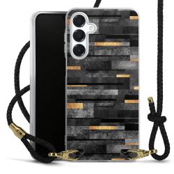 Carry Case Transparent Leather black/gold