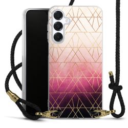 Carry Case Transparent Leather black/gold