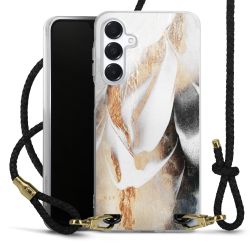 Carry Case Transparent Leather black/gold