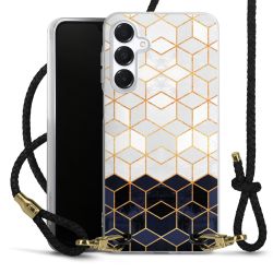 Carry Case Transparent Leather black/gold