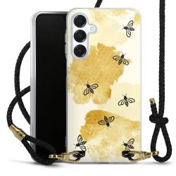 Carry Case Transparent Leather black/gold