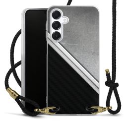 Carry Case Transparent Leather black/gold