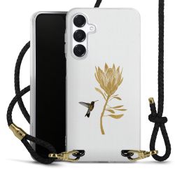 Carry Case Transparent Leather black/gold