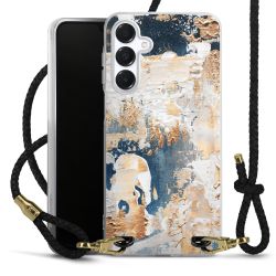 Carry Case Transparent Leather black/gold