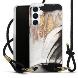 Carry Case Transparent Leather black/gold