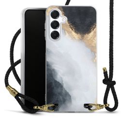 Carry Case Transparent Leather black/gold