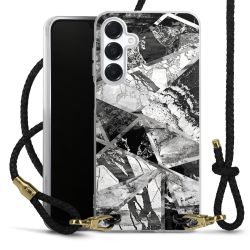 Carry Case Transparent Leather black/gold