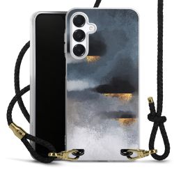 Carry Case Transparent Leather black/gold