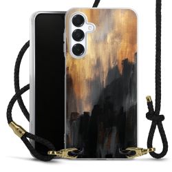 Carry Case Transparent Leather black/gold