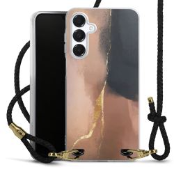 Carry Case Transparent Leather black/gold