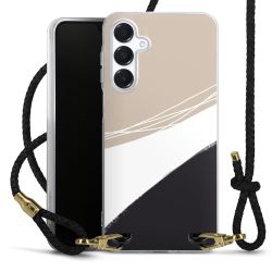 Carry Case Transparent Leather black/gold