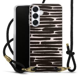 Carry Case Transparent Leather black/gold