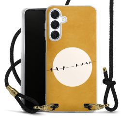 Carry Case Transparent Leather black/gold