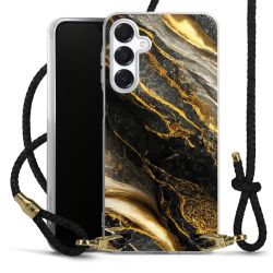 Carry Case Transparent Leather black/gold