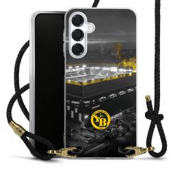 Carry Case Transparent Leather black/gold