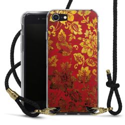 Carry Case Transparent Leather black/gold