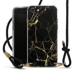 Carry Case Transparent Leather black/gold