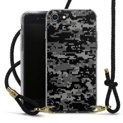 Carry Case Transparent Leather black/gold