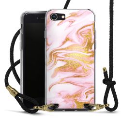 Carry Case Transparent Leather black/gold