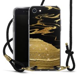 Carry Case Transparent Leather black/gold