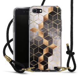 Carry Case Transparent Leather black/gold