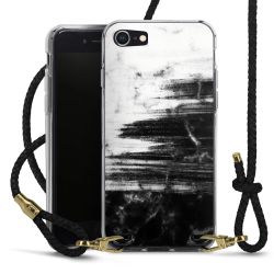 Carry Case Transparent Leather black/gold