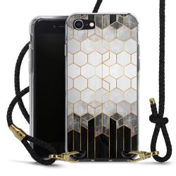 Carry Case Transparent Leather black/gold