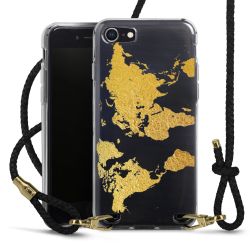 Carry Case Transparent Leather black/gold