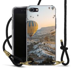 Carry Case Transparent Leather black/gold