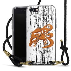 Carry Case Transparent Leather black/gold