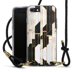 Carry Case Transparent Leather black/gold